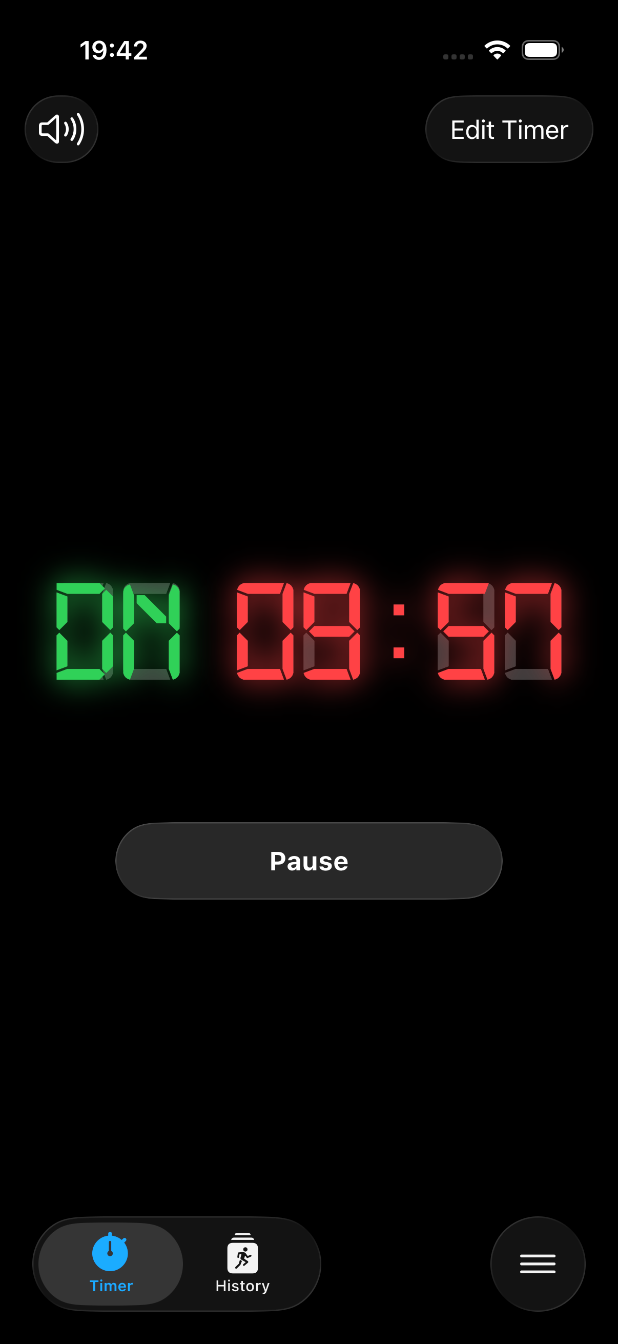 Screenshot of the app Box Timer by Edvin Lindén Screenshot of the app Box Timer by Edvin Lindén
