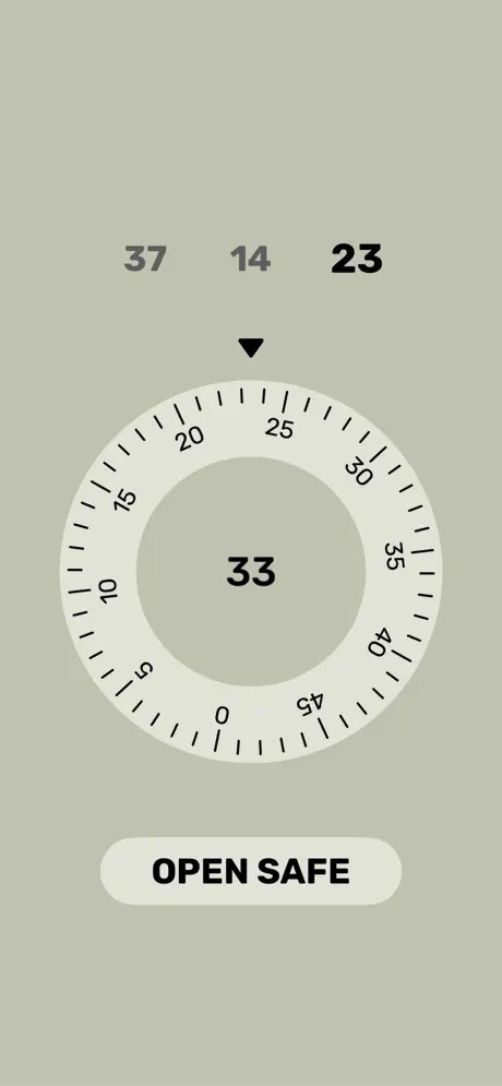 Screenshot of the app The Impossible Safe by Edvin Lindén Screenshot of the app The Impossible Safe by Edvin Lindén